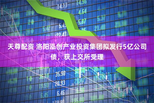 天尊配资 洛阳泓创产业投资集团拟发行5亿公司债，获上交所受理